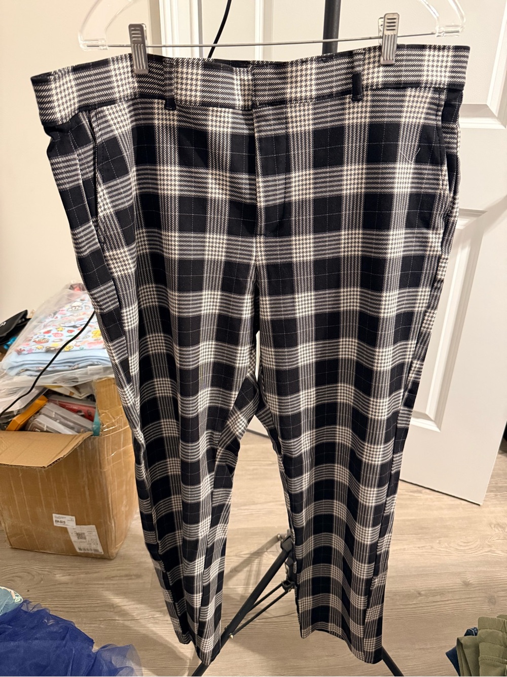 torrid Black & White Plaid Chinos